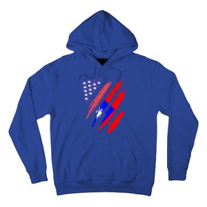 Taiwanese American Patriot Grown Heart Flag Stripes Gift Hoodie