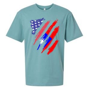 Taiwanese American Patriot Grown Heart Flag Stripes Gift Sueded Cloud Jersey T-Shirt