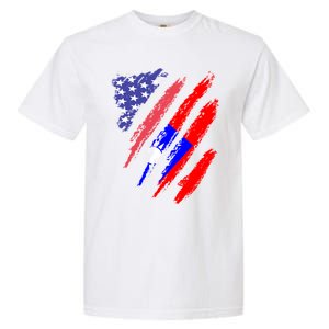 Taiwanese American Patriot Grown Heart Flag Stripes Gift Garment-Dyed Heavyweight T-Shirt