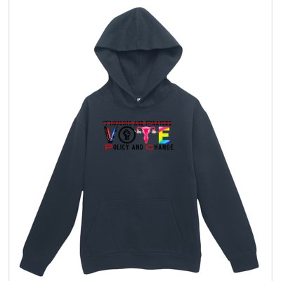 Thoughts And Prayers Vote Policy And Change Equality Rights Urban Pullover Hoodie