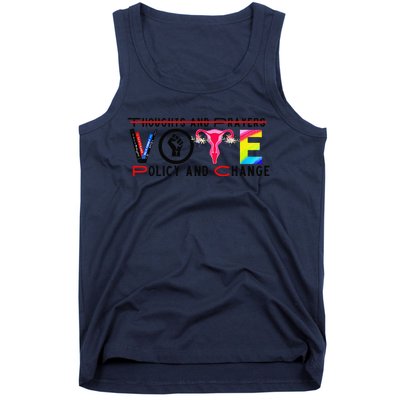 Thoughts And Prayers Vote Policy And Change Equality Rights Tank Top