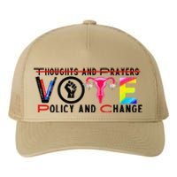 Thoughts And Prayers Vote Policy And Change Equality Rights Yupoong Adult 5-Panel Trucker Hat