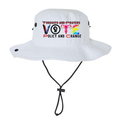 Thoughts And Prayers Vote Policy And Change Equality Rights Legacy Cool Fit Booney Bucket Hat