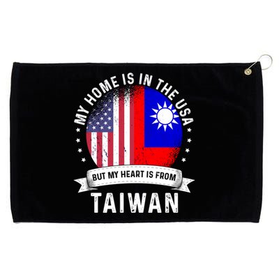 Taiwanese American Patriot Grown Proud Home Usa Flags Gift Grommeted Golf Towel