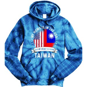 Taiwanese American Patriot Grown Proud Home Usa Flags Gift Tie Dye Hoodie