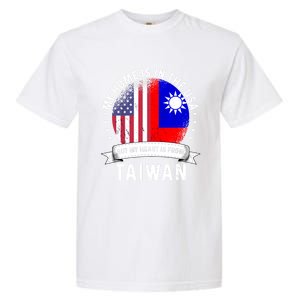 Taiwanese American Patriot Grown Proud Home Usa Flags Gift Garment-Dyed Heavyweight T-Shirt