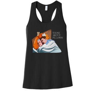 Those ArenT Pillows Funny Thanksgiving Meme Turkey Pie Women's Racerback Tank