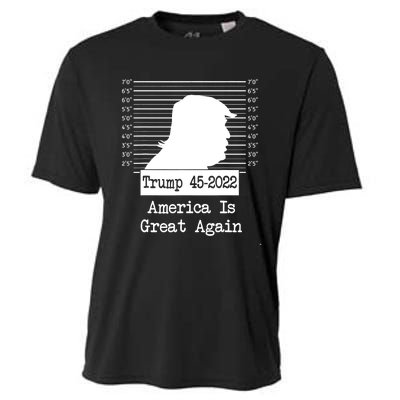 Trump Arrested Prisoner Jail Mug Shot Cooling Performance Crew T-Shirt