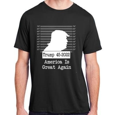 Trump Arrested Prisoner Jail Mug Shot Adult ChromaSoft Performance T-Shirt