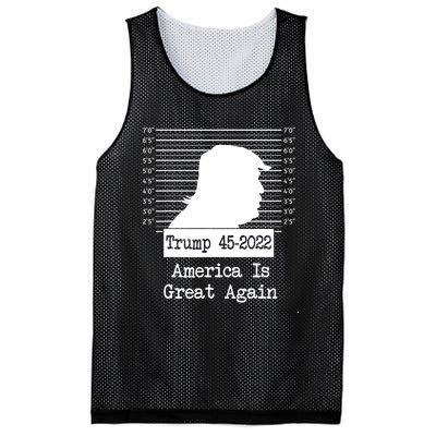 Trump Arrested Prisoner Jail Mug Shot Mesh Reversible Basketball Jersey Tank