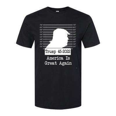 Trump Arrested Prisoner Jail Mug Shot Softstyle® CVC T-Shirt