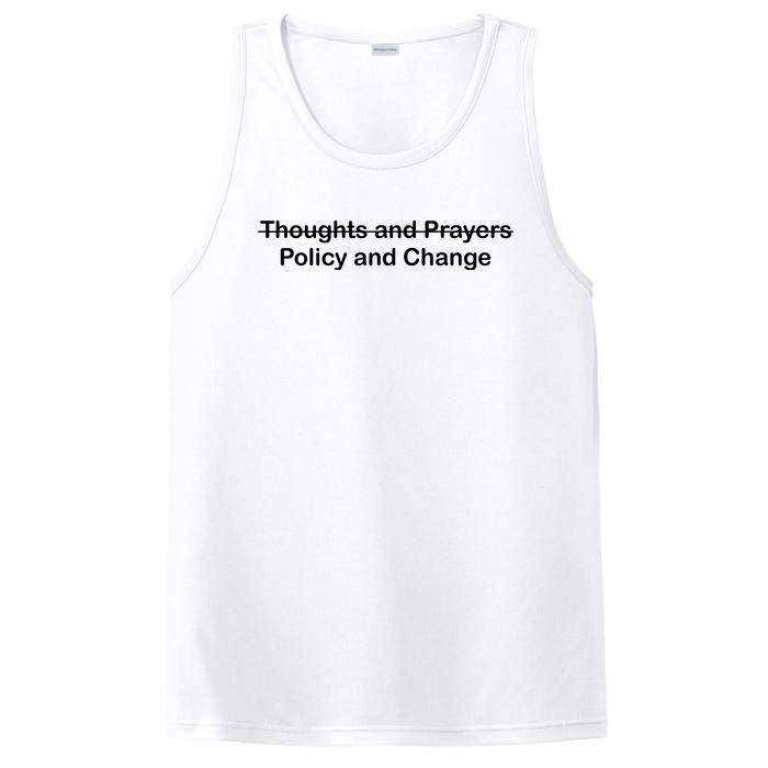 Thoughts And Prayers, Policy And Change PosiCharge Competitor Tank