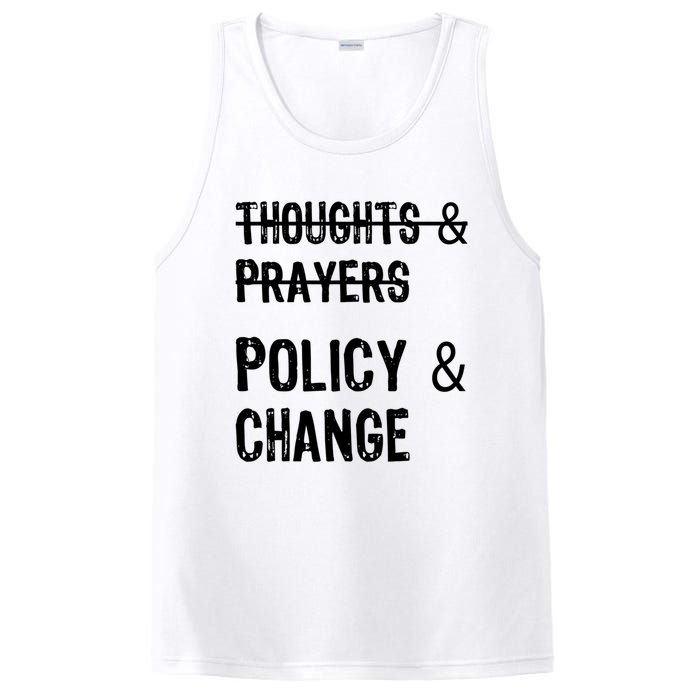 Thoughts And Prayers Policy And Change PosiCharge Competitor Tank