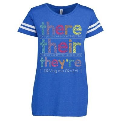 There Are People Who DidnT Listen To Their Teachers Grammar Enza Ladies Jersey Football T-Shirt