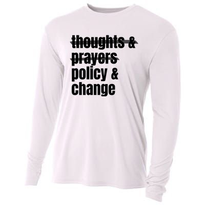 Thoughts And Prayers Policy And Change Cooling Performance Long Sleeve Crew