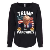 Trump And Pancakes Funny Political Donald Trump 2024 Womens California Wash Sweatshirt