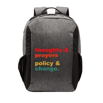 Thoughts And Prayers Policy And Change Human Rights Equality Vector Backpack