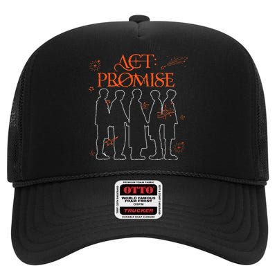 Tomorrow Act Promise High Crown Mesh Back Trucker Hat