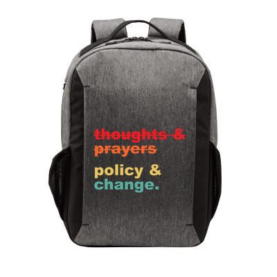 Thoughts And Prayers Policy And Change Human Rights Equality Vector Backpack