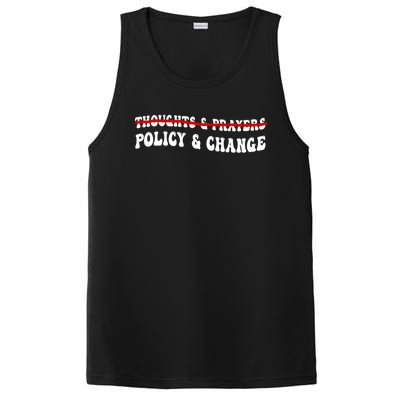 Thoughts And Prayers Policy And Change PosiCharge Competitor Tank