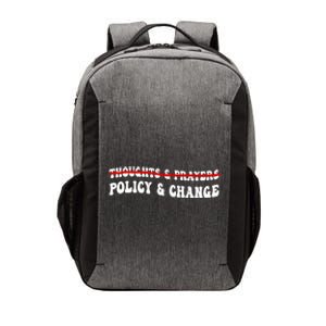 Thoughts And Prayers Policy And Change Vector Backpack