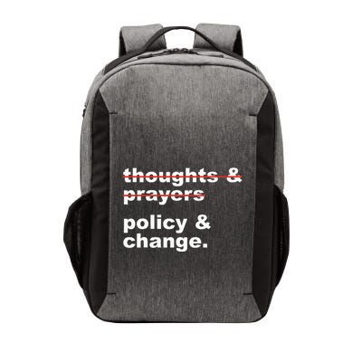 Thoughts And Prayers Policy And Change Human Rights Equality Vector Backpack