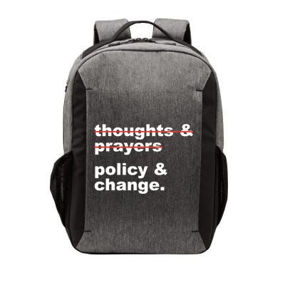 Thoughts And Prayers Policy And Change Human Rights Equality Vector Backpack