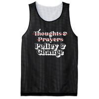 Thoughts And Prayers Policy And Change Social Justice Mesh Reversible Basketball Jersey Tank