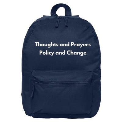 Thoughts And Prayers, Policy And Change 16 in Basic Backpack