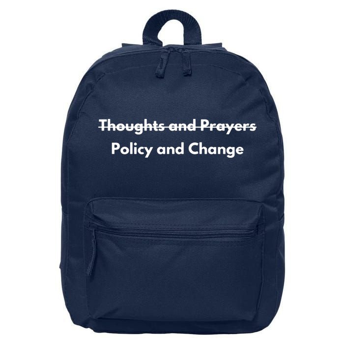 Thoughts And Prayers, Policy And Change 16 in Basic Backpack
