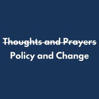 Thoughts And Prayers, Policy And Change Mousepad