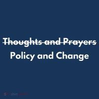 Thoughts And Prayers, Policy And Change Zip Tote Bag