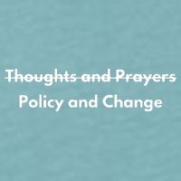 Thoughts And Prayers, Policy And Change Sueded Cloud Jersey T-Shirt
