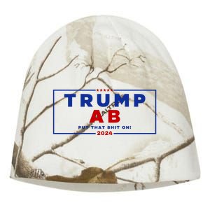 Trump Ab Put That Shit On 2024 Kati - Camo Knit Beanie