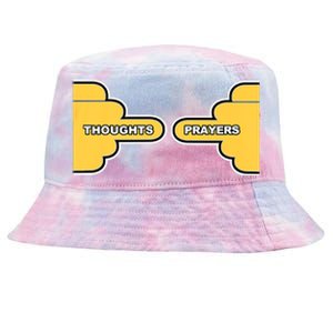 Thoughts And Prayers Premium Tie-Dyed Bucket Hat