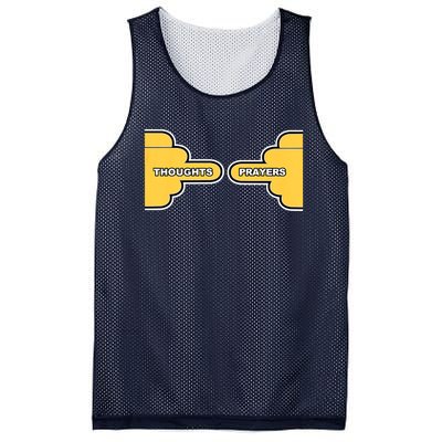 Thoughts And Prayers Premium Mesh Reversible Basketball Jersey Tank