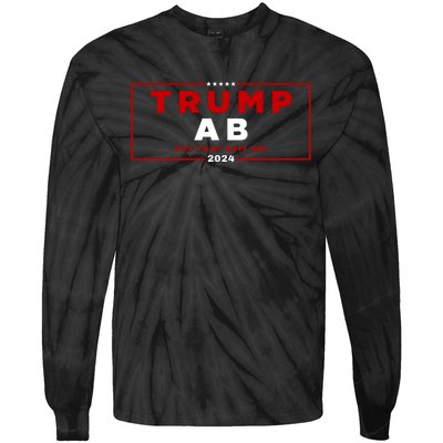 Trump Ab Put That Shit On 2024 Tie-Dye Long Sleeve Shirt