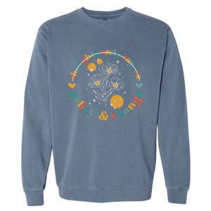 Thoughts And Prayers Policy And Change Garment-Dyed Sweatshirt