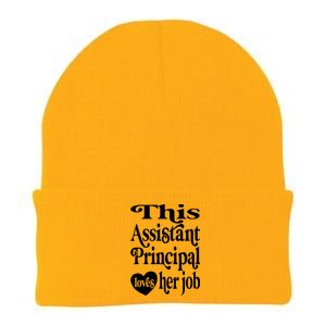 This Assistant Principal Loves Her Job Assistant Principals Gift Knit Cap Winter Beanie