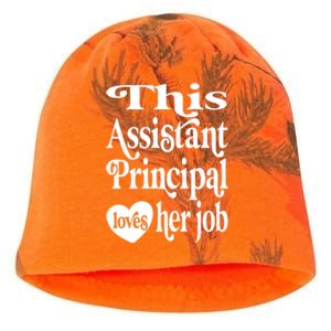 This Assistant Principal Loves Her Job Assistant Principals Gift Kati - Camo Knit Beanie