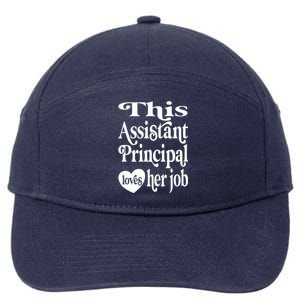 This Assistant Principal Loves Her Job Assistant Principals Gift 7-Panel Snapback Hat