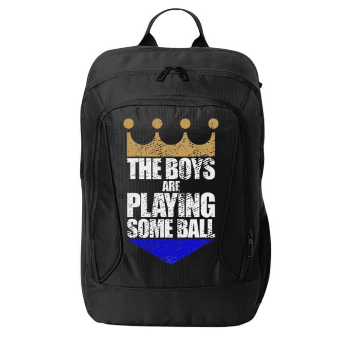 The Are Playing Some Ball Funny Saying Vintage Design City Backpack