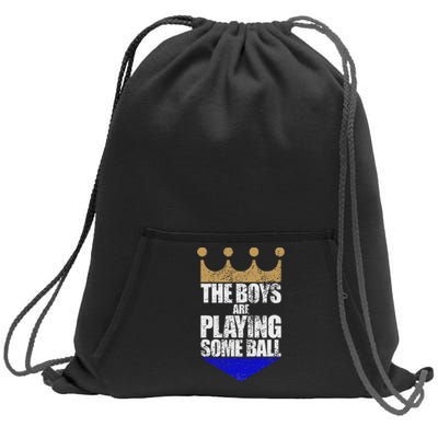 The Are Playing Some Ball Funny Saying Vintage Design Sweatshirt Cinch Pack Bag