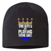 The Are Playing Some Ball Funny Saying Vintage Design Sustainable Beanie