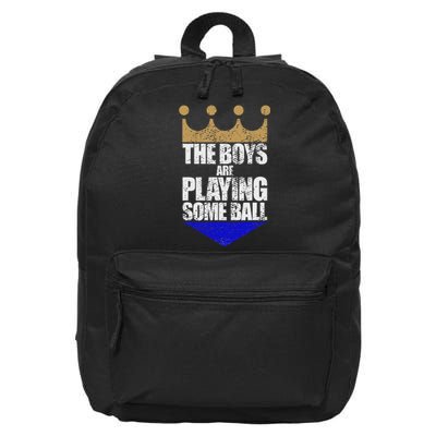 The Are Playing Some Ball Funny Saying Vintage Design 16 in Basic Backpack