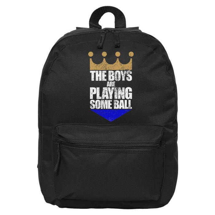 The Are Playing Some Ball Funny Saying Vintage Design 16 in Basic Backpack