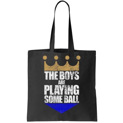 The Are Playing Some Ball Funny Saying Vintage Design Tote Bag