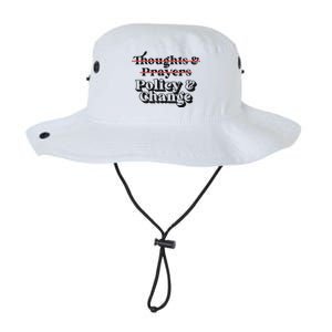 Thoughts And Prayers Policy And Change Legacy Cool Fit Booney Bucket Hat