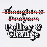 Thoughts And Prayers Policy And Change Mousepad