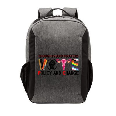 Thoughts And Prayers Vote Policy And Change Equality Rights Vector Backpack